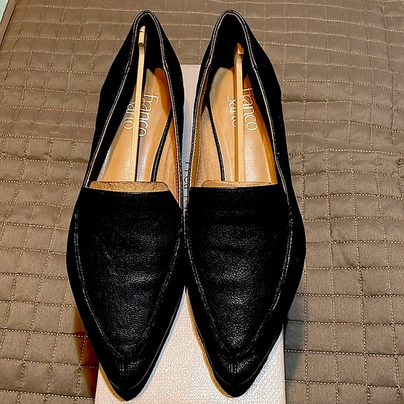 Franco Sarto Shoes - Size 7.5 FrancoSarto flat dark navy Midnight FS